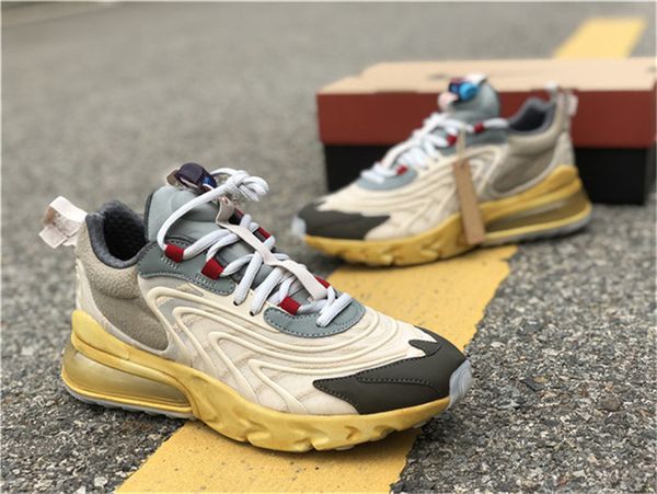 

2020 travis scotts x 270 react air cactus trails jack max authentic light cream mens womens sport shoes 270s trainers zapatos