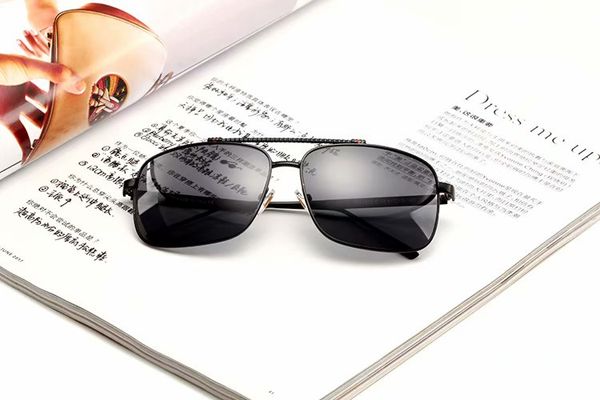 

new arrival polygon sunglasses men women design metal mirror sun glasses with cases and box ens design sunglasses, White;black