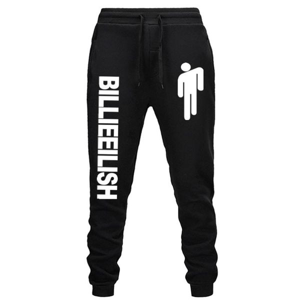 

billie eilish мода printed брюки 2020 осень мужская черный jogger брюки повседневный fit мужская фитнес sweatpants большой размер оптовой, Black