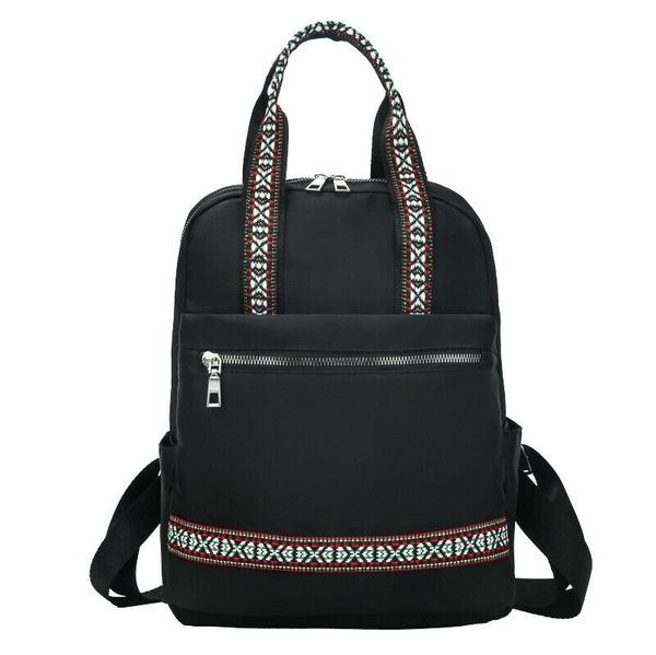 

fashion women bag oxford travel school backpack for lady drawstring shoulder bag tassels casual high quality