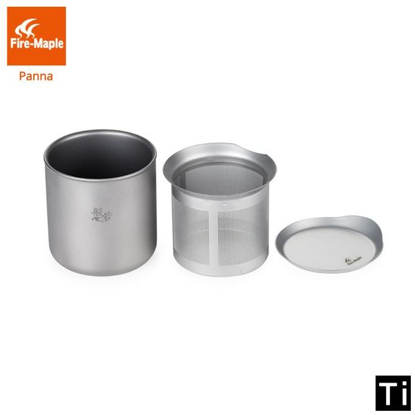 

fire maple outdoor lightweight portable climbing camping trip travel titanium cup 168g 260ml fmp-stm