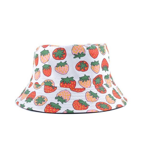 

cute women hat men cartoon printed fisherman hat female sunscreen outdoors cap summer girls panama bob @b13