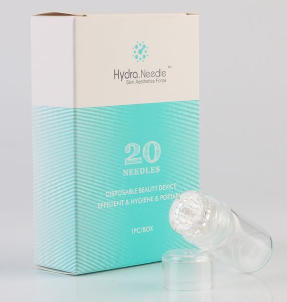 Hydra Roller Needle Gold Titanium 20 Nadeln Derma Stamp