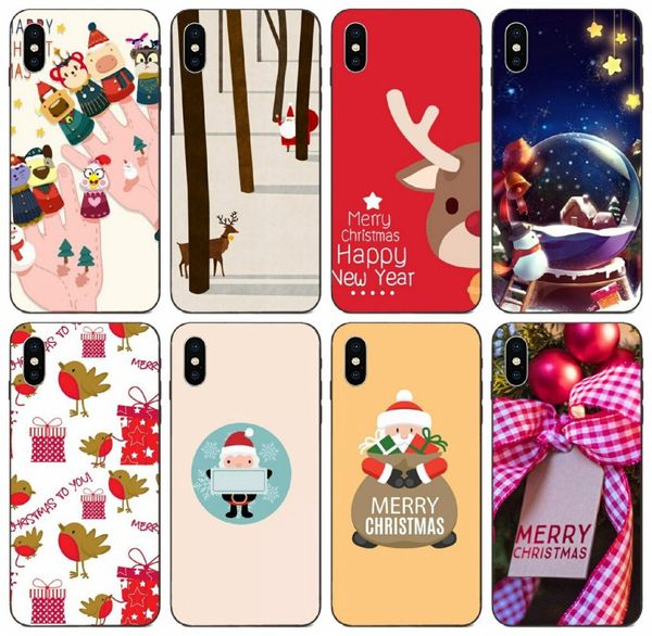 

[tongtrade] santa claus merry christmas gift case for iphone 11 pro 8 7 6s 6 5s 5 x xs max galaxy a8 a9 huawei nova 5 pro xiaomi note 3 case