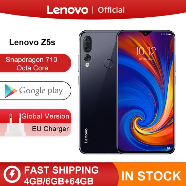 

Глобальная версия Lenovo Z5s Z5 S смартфон Snapdragon 710 окт Ядро Face ID 6.3inch Android P Тройная камер