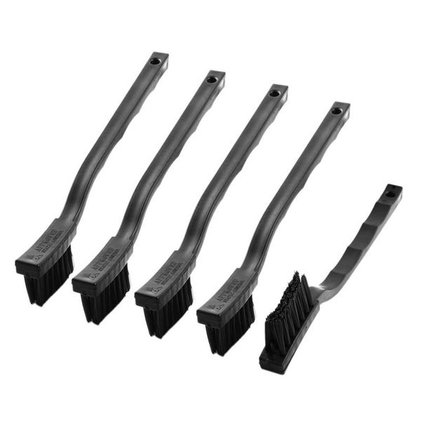 

hlzs-5 pcs black non slip handle pcb rework esd anti static dust brush 17cm