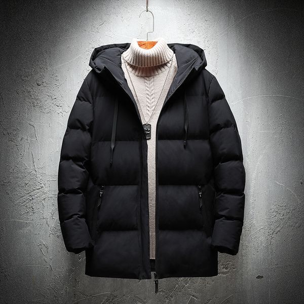 

plus size 4xl 5xl 6xl 7xl 8xl men hooded winter jackets 90, Black