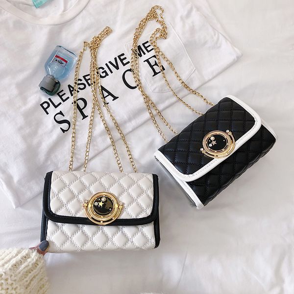 

women's bag new messenger bag rhombus chain fashion small square