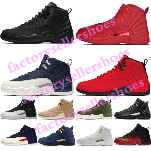 

2020 12 men basketball shoes most popular high gym red cny college navy dark grey winter black wool gamma blue designer trainers 7-13