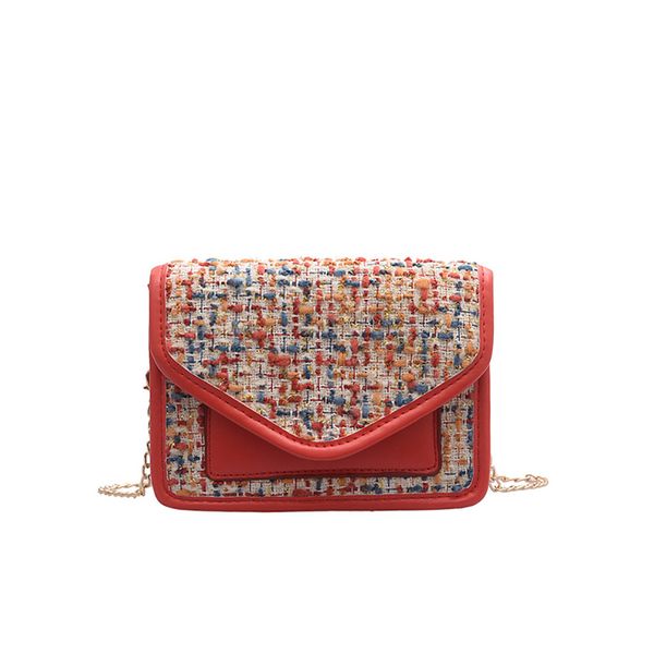 

xiniu women fashion wool small bag shoulder slung chain small square bag designer bags for women borsa a tracolla da donna#30