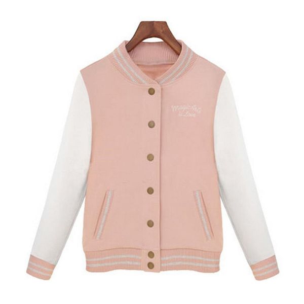 Großhandel Frauen Baseball Jacke Casacos Femininos Adrette College Jacken Bomberjacke 2019 Neue Frühling Winter Mäntel Basic Outwear XXL T190606 Von Großhandel Frauen Baseball Jacke Casacos Femininos Adrette College Jacken Bomberjacke 2019 Neue Frühling Winter Mäntel Basic Outwear XXL T190606 Von