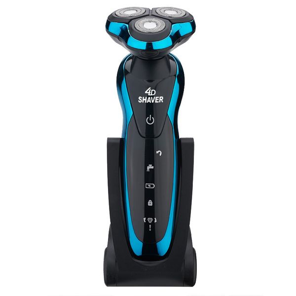 

manufacturers wholesale new style 9001 blue 4d floating shaver rechargeable beard fully washable shaver wholesale