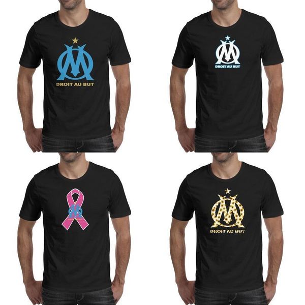 

olympique de marseille les olympiens om white sunflower black mens t shirts printing graphic make a band athletic shirt breast cancer, White;black