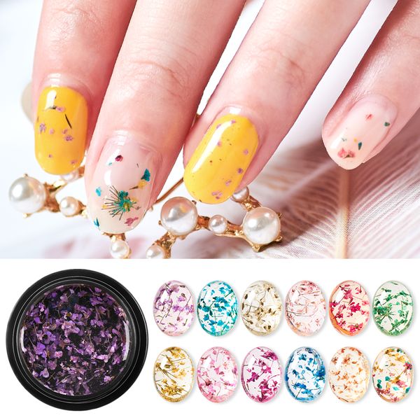 

floral uv gel varnish 5ml flower fairy uv gel nail polish dried flower nail art glue 3d diy desgin soak off art varnish, Red;pink
