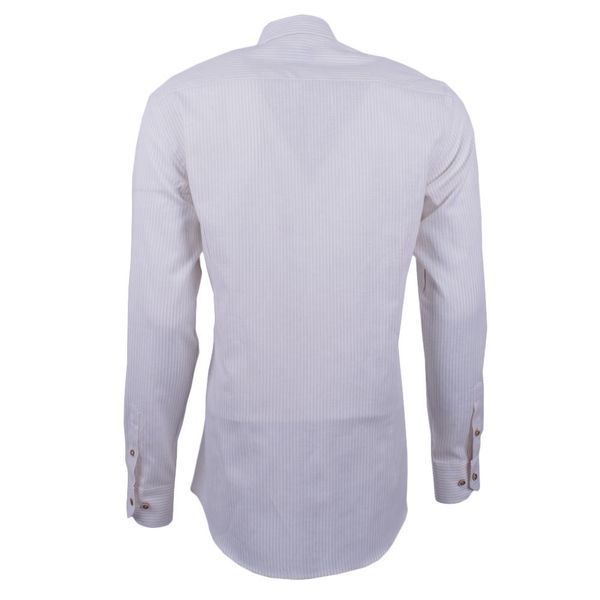 

stripe beige men's shirt, White;black