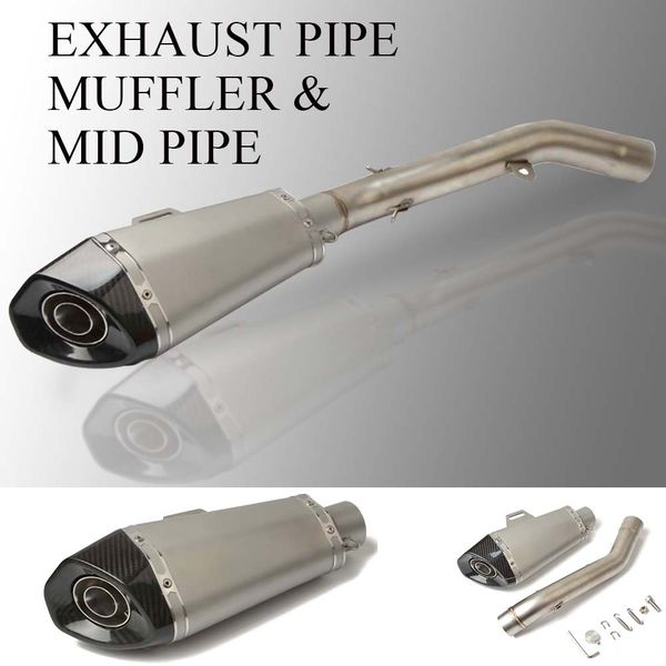 

motorcycle exhaust motorcycle muffler exhaust link pipe mid pipe connector for z 800 z800 2013 2014 2015 2016