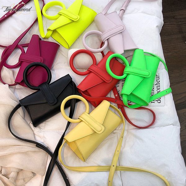 

fluorescent color envelope bag for ladies pu leather handbags female wome elegant korean style crossbody bags