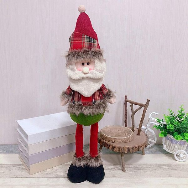 

christmas decoration, snowman doll retractable doll decoration three-piece christmas party arrangement christmas decorations