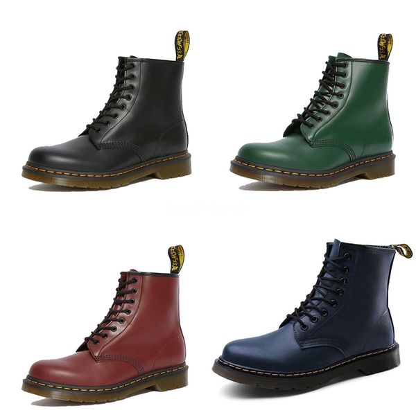 

women shoes2020 new womens shoes short boots womens martin boots womens boots belt buckle thick with shoes women#267, Black
