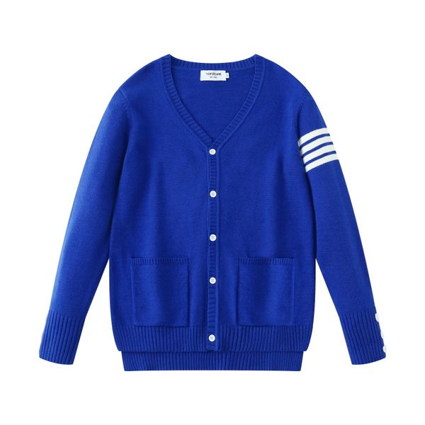 

20 / thom модный бренд итальянский дизайнер мужской свитер классический ретро личный заказ кардиган удобная и дышащая звезда же свитер, White;black