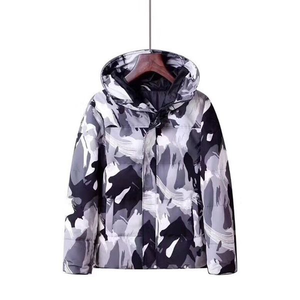 

fashion mens goose down designer winter jacket parka men women designer parka coat mens winter outerwear down jacket, Black