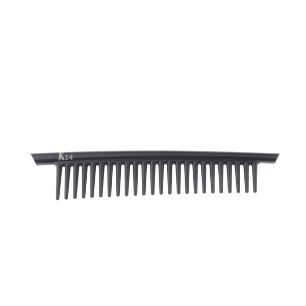 

wide tooth detangling comb salon barber hair styling dye shampoo comb, Silver