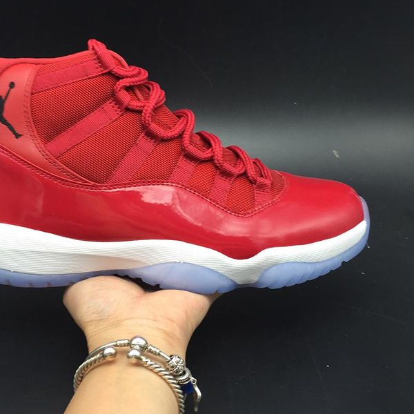 

air 11 win like 96 378037-623 11s xi gym red kicks women men basketball sports shoes sneakers good quality trainers with original box, Black;white