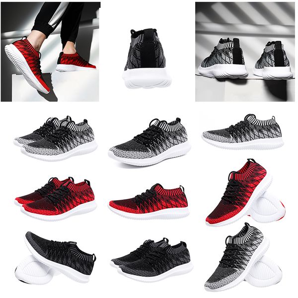 

drop shipping fashion primeknit runner trainers mens running shoes red grey black womens jogging designer sports sneakers