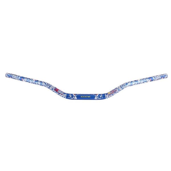 

aluminum alloy mx 1 1/8 inches 28mm handle fat bar with skull flower pattern