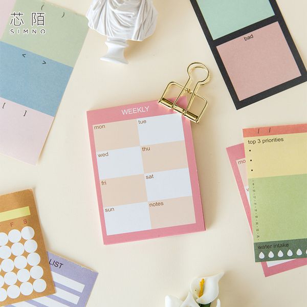 

20 sets/lot memo pads sticky notes spring color notepad scrapbooking stickers office school stationery bookmark