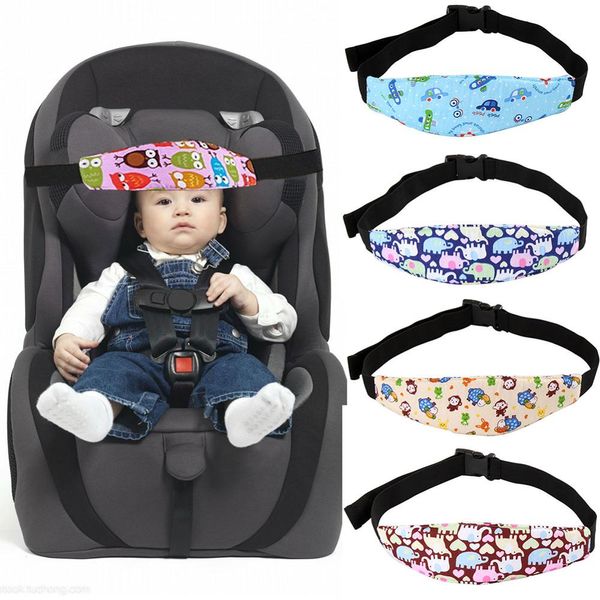 

child car safety seat head fixing auxiliary cotton belt pram secure strap doze band for baby pram child safety seat new