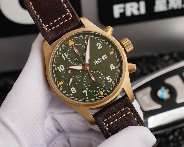 

men watches 7750 automatic movement 41mm 316l stainless steel watchcase waterproof men wristwatches 387902, Slivery;brown