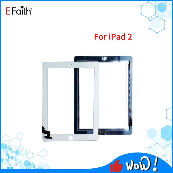 

хорошее качество сенсорный экран для ipad 2 сенсорный экран дигитайзер замена сенсорной панели предварительно собранный с домашней кнопки кл