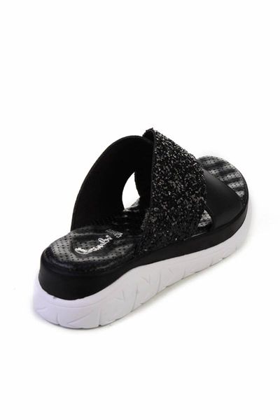 

bambi black female slippers f0332603453