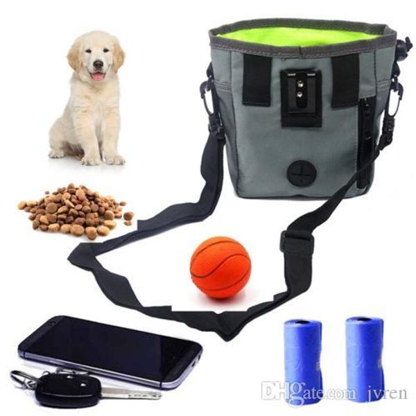 

pet snack bag for cats dogs puppy waterproof oxford cloth training bags obedience hands agility bait food treat pouch train pouch