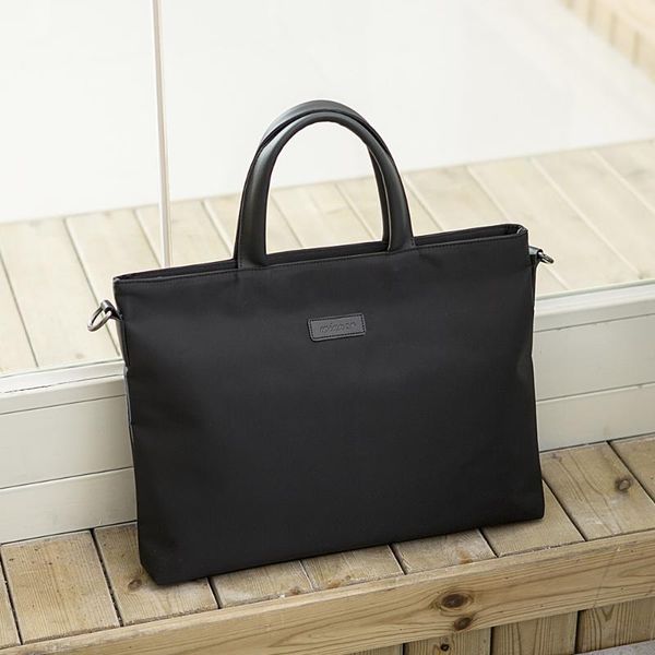 

2020 nylon waterproof travel shoulder 15.6 inch computer briefcase lapbag for men women