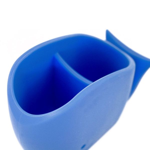 

new whale silicone toothbrush holder for kids, kids bathroom toothbrush, toothpaste storage assistant. blue bathroom sinks