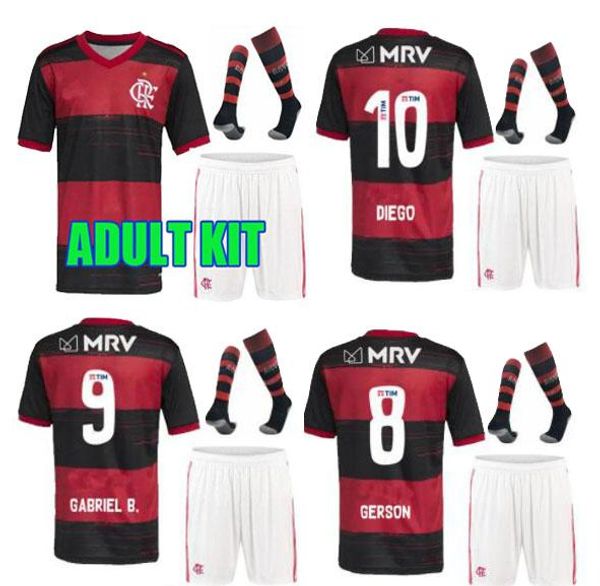 

20 21 kit flamengo jersey guerrero diego henrique gabriel sports soccer jerseys 2020 2021 brazil flamenco football shirts, Black