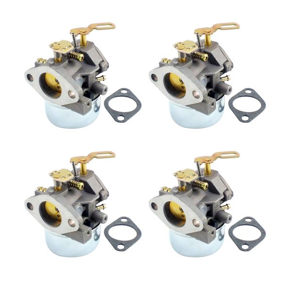 

4pcs adjustable carburetor carb for tecumseh 640052 snow blower lawn mower