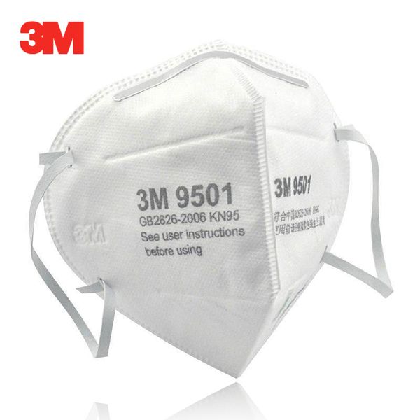 

50 pcs 3m kn95 9501 safety mask self-priming filter type anti-particle respirator no exhalation valve face mask in stock