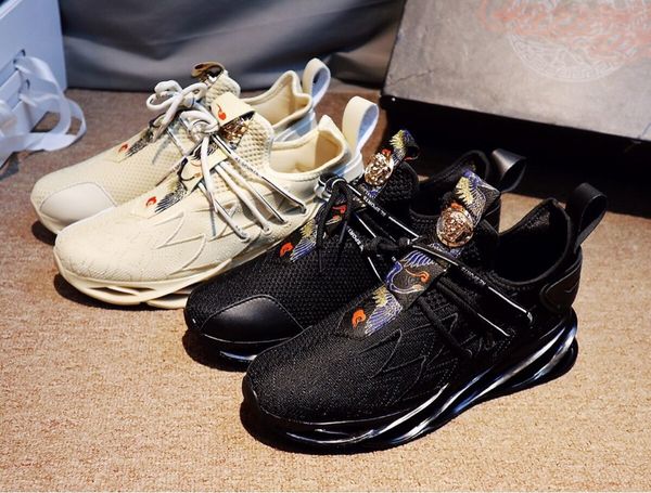 

2020 new style fast delivery luxury men's casual jogging sports basketball shoes fashion designer shoes vintage men's brand size 3, Black