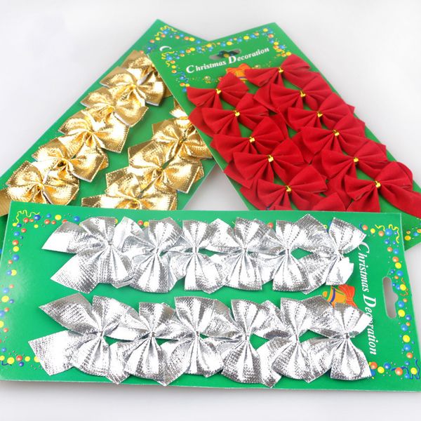 

christmas decorations for home 36pcs bowknot christmas decorative bows tree decorations new year navidad natal. q