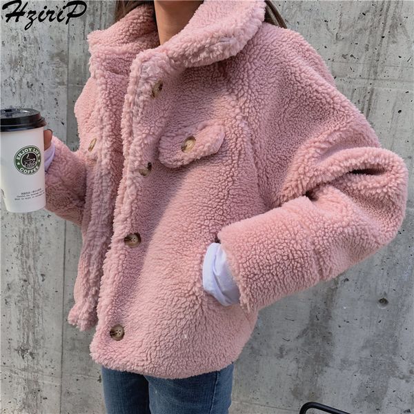 

hzirip new 2018 stylish winter women sweetest solid simple cardigan women coat fashion long sleeve 2 colors, Black;brown