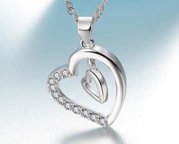 

s925 silver necklace female korean version of the pendant clavicle chain simple jewelry birthday gift