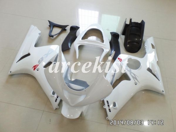 

4 gifts new abs motorcycle fairings set fit for kawasaki ninja zx-6r zx6r 2003 2004 03 04 636 bodywork set custom white