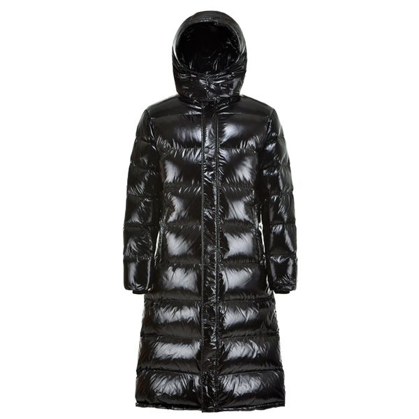 

streetwear men's down jacket fashion brand 90% thick duck down jacket man clothes long warm down coat parka hiver 2019101, Black