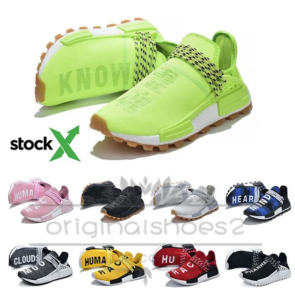 

human race nmd 2019 running shoes for men pharrell williams hu trail oreo nobel ink black nerd women sport shoe designer sneakers 36-47