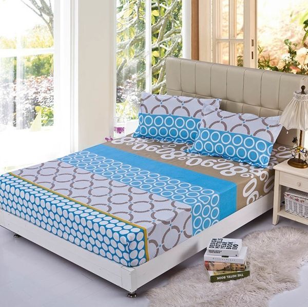 

1pcs fitted bed cover mattress cover angel heart elastic bed cushion cloth fitted sheet bedspraeds