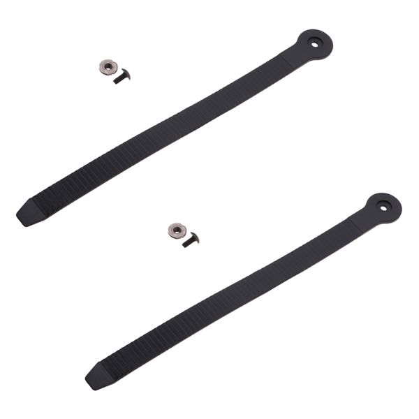

2pcs pu ice inline skating strap belt buckle with screws nut skates accessories