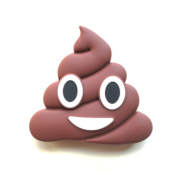 

new design 2600mah poops emoji power bank battery portable cute cartoon phone